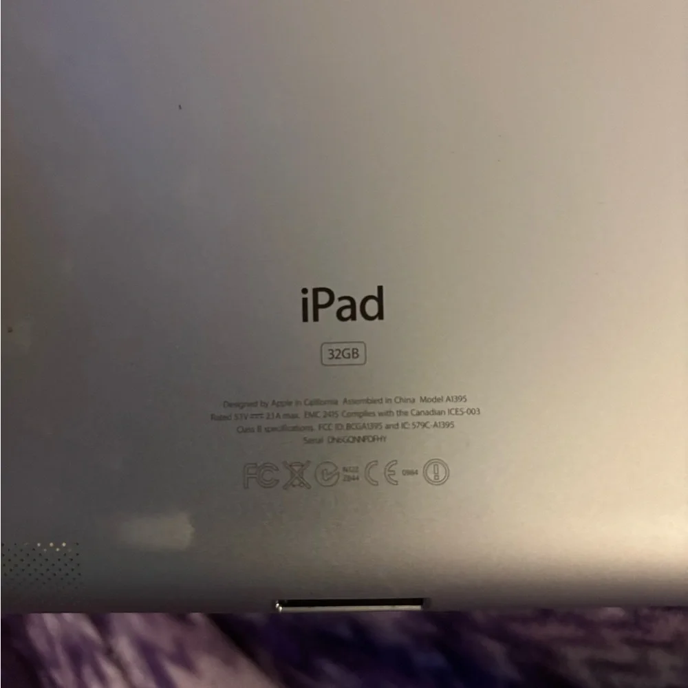 apple ipad 2‎ a1395 32gb